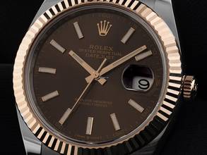 Thumbnail von Rolex Datejust 41 Ref.126331 Bj.2024 Full Set Ungetragen Datejust Schokobraun