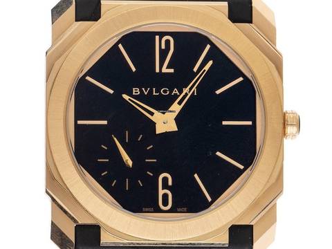  Bulgari Octo Finissimo Ref.103286 2025 Full Set original unpoliert Octo Finissimo 18kt Roségold 