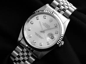 Thumbnail von Rolex Datejust 36 Ref.16234 1998 LC EU Full Set Original Vintage Unpoliert Datejust Diamanten Stahl 18kt Weißgold