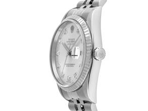 Thumbnail von Rolex Datejust 36 Ref.16234 1998 LC EU Full Set Original Vintage Unpoliert Datejust Diamanten Stahl 18kt Weißgold