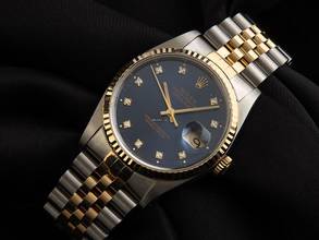 Thumbnail von Rolex Datejust 36 Ref.16233 Bj.1990 Full Set Original Vintage Unpoliert Datejust Diamanten