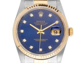  Rolex Datejust 36 Ref.16233 Bj.1990 Full Set Original Vintage Unpoliert Datejust Diamanten 