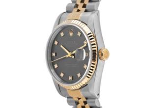 Thumbnail von Rolex Datejust 36 Diamanten Ref.16233 1987 Full Set Original Vintage Unpoliert Datejust Diamanten