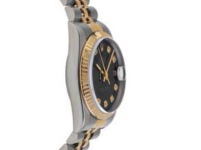 Thumbnail von Rolex Datejust 31 Ref.68273 1997 Full Set original unpoliert Vintage Datejust Medium Diamanten open 6/9