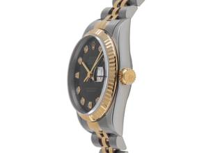 Thumbnail von Rolex Datejust 31 Ref.68273 1997 Full Set original unpoliert Vintage Datejust Medium Diamanten open 6/9