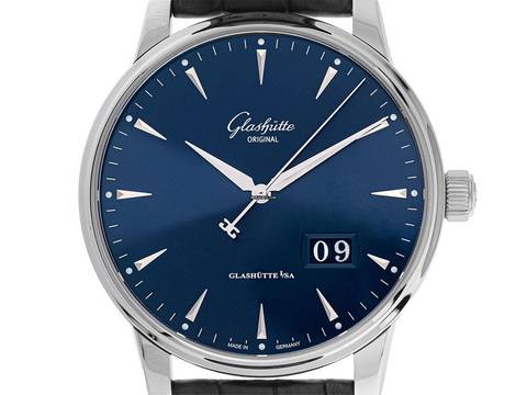  Glashütte Original Senator Excellence Ref.1-36-03-04-02-30 2023 Full Set Ungetragen Senator Excellence Panoramadatum Faltschließe 