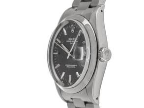 Thumbnail von Rolex Oyster Perpetual Date open 6/9 Ref.1500 1977 Box&Beschribung sehr gut Vintage Oyster Perpetual Date Rhodium open 6/9 Stahl