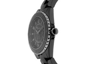 Thumbnail von Chanel J12 Ceramic Black Ref.H5697 2019 Full Set as New Vintage J12 Ceramic