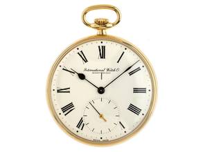 IWC ポケットウォッチ ポケットウォッチ 18kt イエローゴールド 手巻き 45mm 非常に良い ヴィンテージ ポケットウォッチ 18kt イエローゴールド 53g