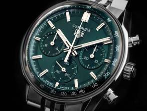 Thumbnail von TAG Heuer Carrera Ref.CBS2115.BA0053 Year 2026 Full Set Unworn Carrera Chronograph Green Dial