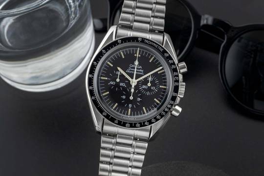  Omega Speedmaster Professional Moonwatch Chronograph Stahl Handaufzug Ref. 3590.50.00 B&P 