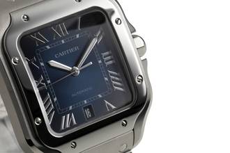 Thumbnail von Cartier Santos De Cartier Steel Automatic Men's Watch Ref. WSSA0071