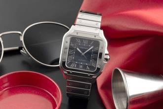 Thumbnail von Cartier Santos De Cartier Steel Automatic Men's Watch Ref. WSSA0071