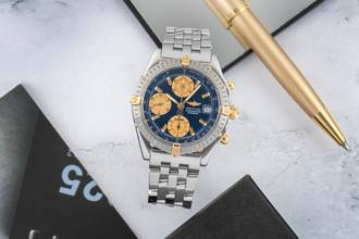 Thumbnail von Breitling Chronomat Chronograph Steel / Gold Automatic Men's Watch Ref. B13352 Box