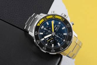 Thumbnail von IWC Aquatimer Chronograph Automatic Stainless Steel Men's Watch Ref. IW376709