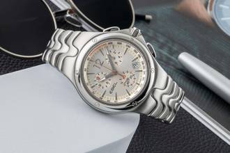 Thumbnail von Ebel Sportwave Chronograph Steel Quartz Men's Watch Ref. E9251K51 Box