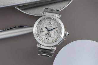 Thumbnail von Cartier Pasha XL Automatic Night & Day Stainless Steel Men's Watch Ref. W31093M7