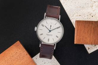 Thumbnail von NOMOS Tangente Steel Manual Wind Men's Watch Lävograph Limited Box & Papers 2005