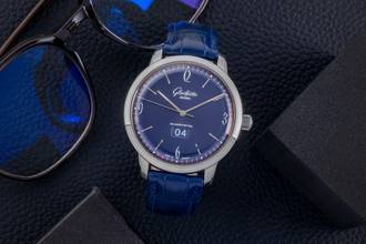 Thumbnail von Glashütte Original Sixties Panorama Date Senator Sixties Panorama Date Automatic Steel Ref 2-39-47-06-02-04 B&P