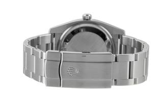 Thumbnail von Rolex Oyster Perpetual 34 White Grape Dial Stahl Automatik Ref. 114200 B&P 2018