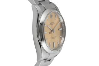 Thumbnail von Rolex Oyster Perpetual 34 White Grape Dial Stahl Automatik Ref. 114200 B&P 2018