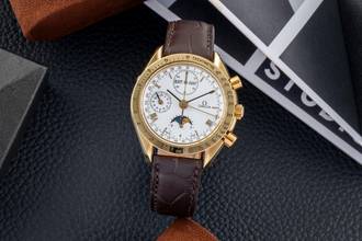 Thumbnail von Omega Speedmaster Golden Gate Chronograph 18k Gold Ref. 3131.20