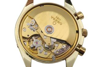 Thumbnail von Omega Speedmaster Golden Gate Chronograph 18k Gold Ref. 3131.20