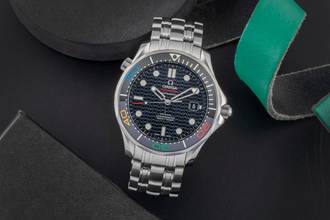 Thumbnail von Omega Seamaster Diver 300 M Rio Steel Automatic Men's Watch 522.30.41.20.01.001 B&P