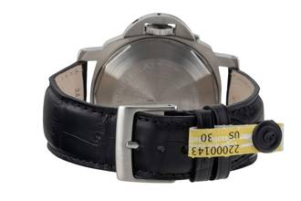 Thumbnail von Panerai Luminor Marina Automatic stainless steel automatic men's watch Ref. PAM00086 papers 2001