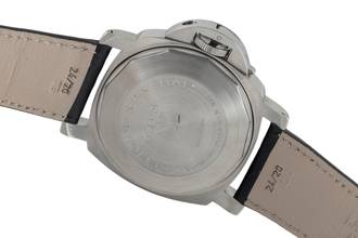 Thumbnail von Panerai Luminor Marina Automatic stainless steel automatic men's watch Ref. PAM00086 papers 2001
