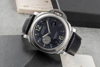 Thumbnail von Panerai Luminor Marina Automatic stainless steel automatic men's watch Ref. PAM00086 papers 2001