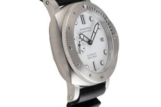 Thumbnail von Panerai Submersible stainless steel automatic men's watch Ref. PAM01223 B&P 2021