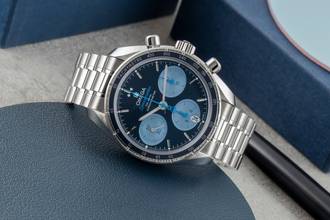 Thumbnail von Omega Speedmaster Chronograph Steel Automatic Men's Watch Ref 324.30.38.50.03.002