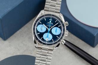 Omega Speedmaster Chronograph Steel Automatic Men's Watch Ref 324.30.38.50.03.002