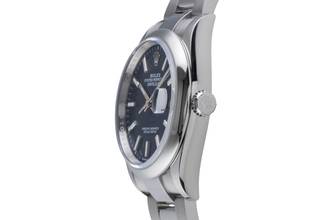 Thumbnail von Rolex Datejust 36 Blue Dial Oyster Edelstahl Automatik Herrenuhr Ref. 126200 B&P