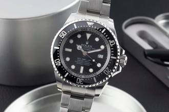 Thumbnail von Rolex Sea-Dweller Deepsea Black Dial Oyster Stahl Automatik Ref. 116660 Papiere