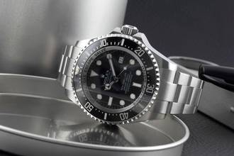 Thumbnail von Rolex Sea-Dweller Deepsea Black Dial Oyster Stahl Automatik Ref. 116660 Papiere