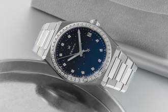Thumbnail von Zenith Defy Midnight Steel Automatic Ladies' Watch Ref.16.9200.670/01.MI001 B&P