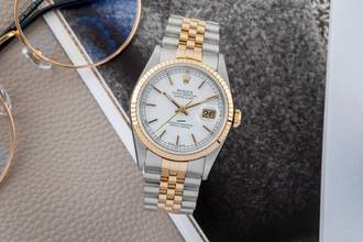 Thumbnail von Rolex Datejust 36 Stahl / Gold White Dial Automatik Ref. 16233 Box Klassiker