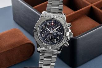 Breitling Super Avenger II Chrono Steel Automatic Ref. A1337111/BC28 B&P 2013