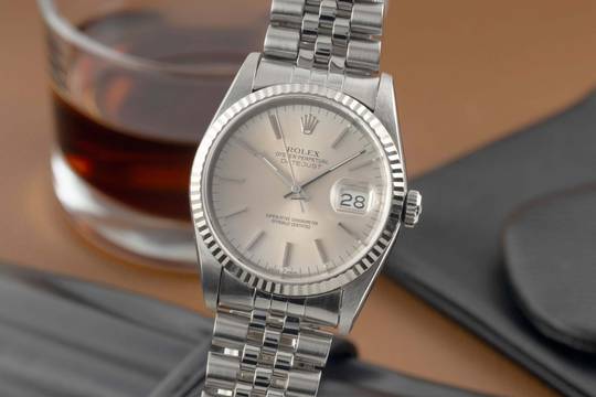  Rolex Datejust 36 Tropical Dial Stahl Weissgold Automatik Ref. 16234 X-Serie 