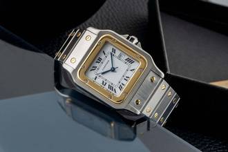 Thumbnail von Cartier Santos Stahl / Gold Automatik Herrenuhr Ref. 81036288 2961 Klassiker