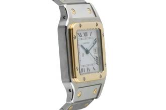 Thumbnail von Cartier Santos Stahl / Gold Automatik Herrenuhr Ref. 81036288 2961 Klassiker