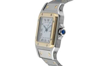 Thumbnail von Cartier Santos Stahl / Gold Automatik Herrenuhr Ref. 81036288 2961 Klassiker