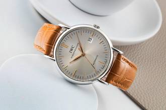 Thumbnail von IWC Portofino Automatic Schaffhausen Portofino Automatic Date Stainless Steel Men's Watch Ref. IW356303