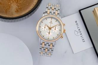 Thumbnail von Omega De Ville Chronograph Steel / Gold Hand-Wound Ref. 4340.31.00