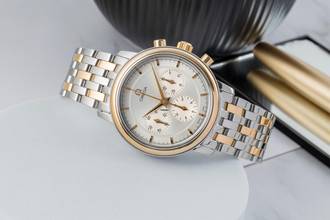 Thumbnail von Omega De Ville Chronograph Steel / Gold Hand-Wound Ref. 4340.31.00