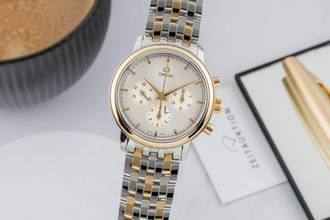 Omega De Ville Chronograph Steel / Gold Hand-Wound Ref. 4340.31.00