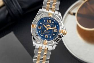 Breitling Galactic 32 Cockpit Lady 32 Steel / Gold Quartz Ladies' Watch Ref. B71356