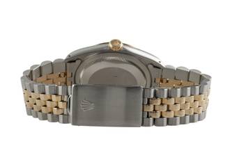 Thumbnail von Rolex Datejust 36 Gold Dial Stahl / Gold Automatik Herrenuhr Ref 16233 B&P 1990